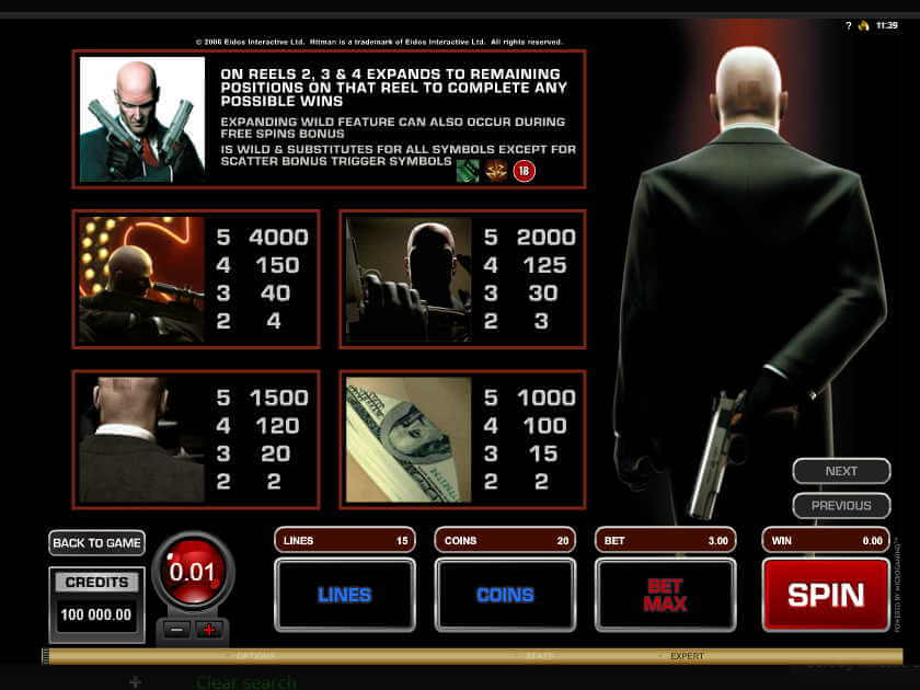 Играть в Хитмен Выплаты Хитман